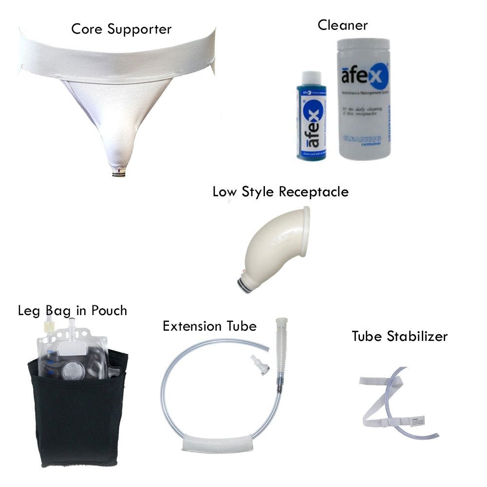 Afex Mobility Assisted Starter Kit with Core Supporter for Wheelchair User A120 - CS - L - Arcus Medical