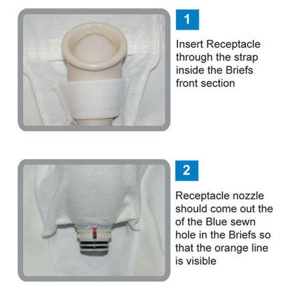 Afex Receptacle - Super Soft Low Style - A300LSS (alternate angle) - Arcus Medical