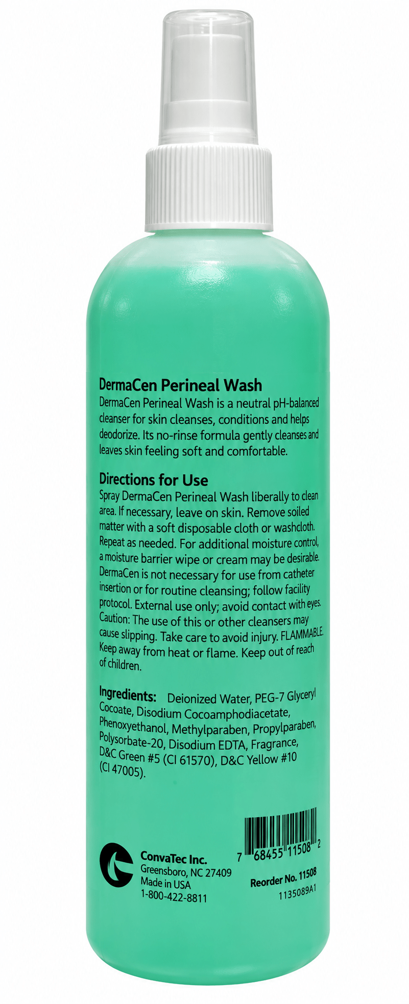 Dermacen by Medichoice Perineal No Rinse Skin Cleanser - Arcus Medical