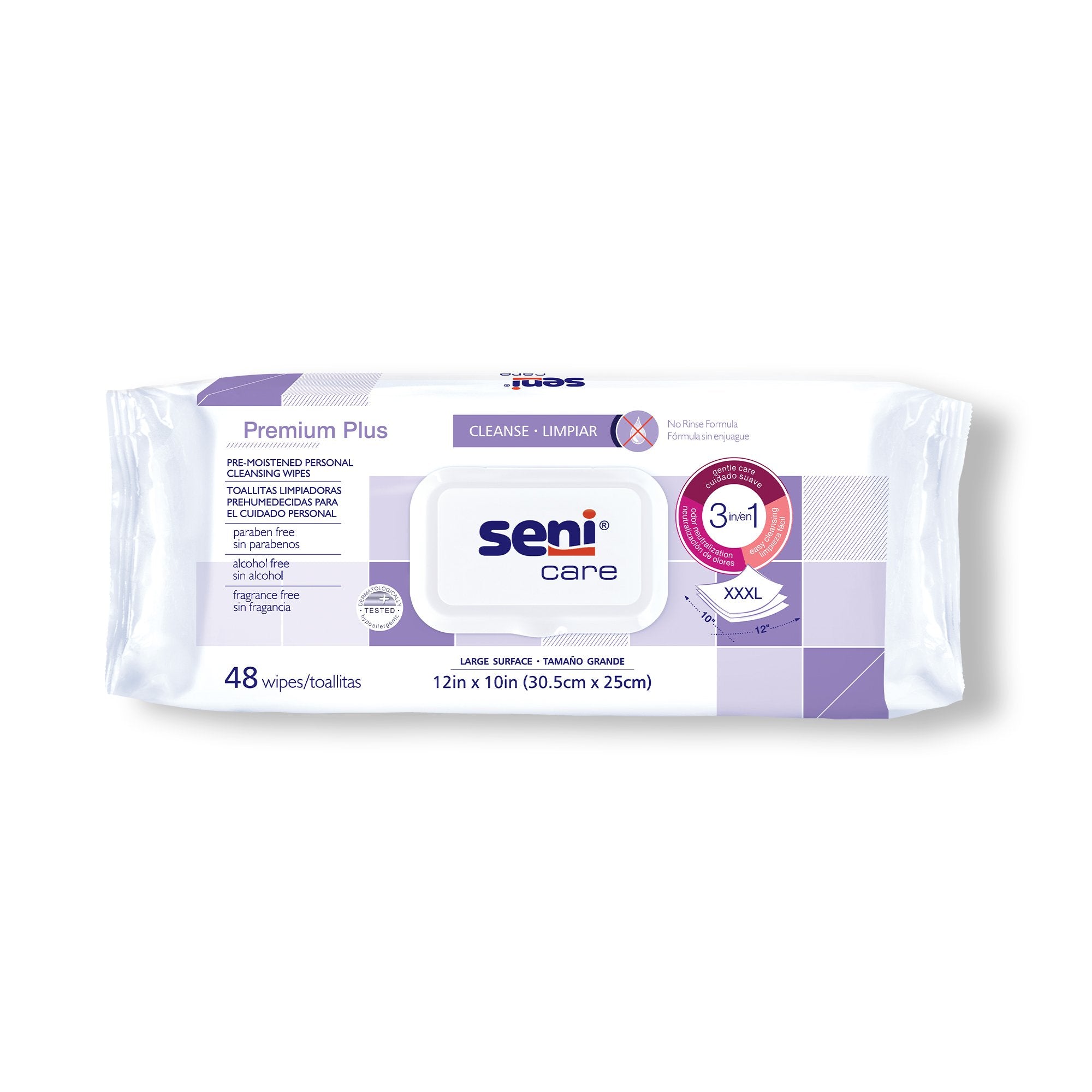 Personal Cleansing Wipe Seni® Care Soft Pack