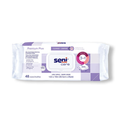 Personal Cleansing Wipe Seni® Care Soft Pack