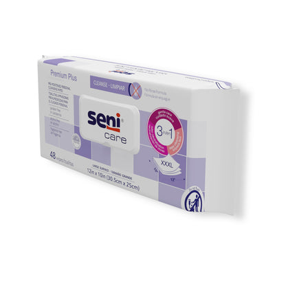 Personal Cleansing Wipe Seni® Care Soft Pack