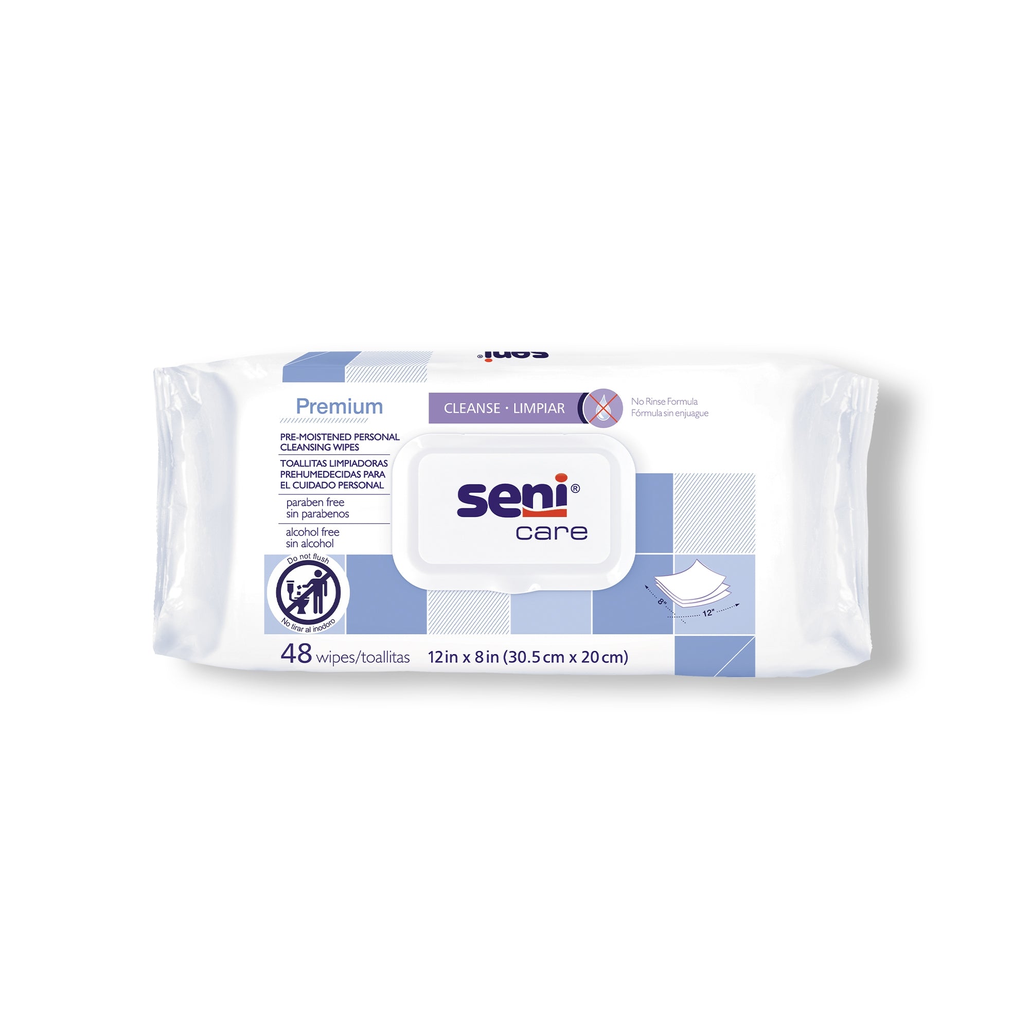 Personal Cleansing Wipe Seni® Care Soft Pack