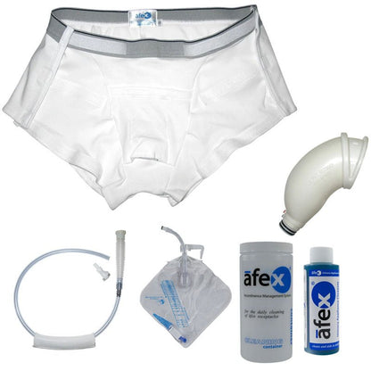 Afex Night Time Incontinence Management Kit with Open - Sided Briefs A100 - N - OS - Arcus Medical